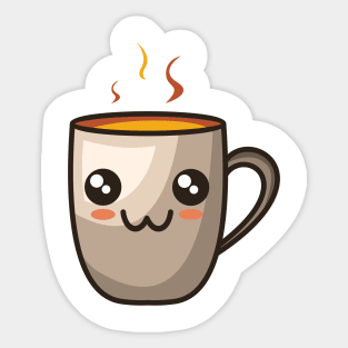 cute emoji coffee Sticker